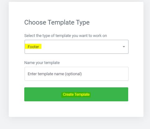 Tips On How To Create A Footer Template In Elementor - Building a ...