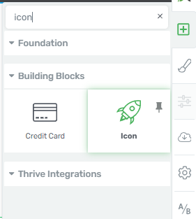 Thrive Architect Float Icon