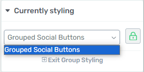 Grouped Social Buttons
