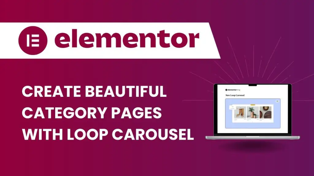 Create stunning category pages with loop carousels in Elementor. Customize your category pages effortlessly.
