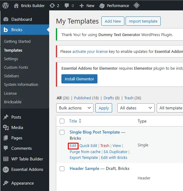 A visual of the settings page in WordPress, allowing users to modify settings and personalize their website.